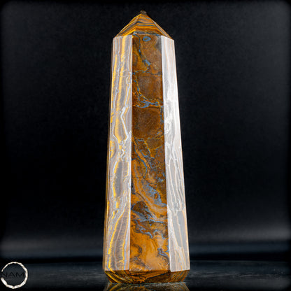Natürlicher Tigerauge-Obelisk - 1091,96g