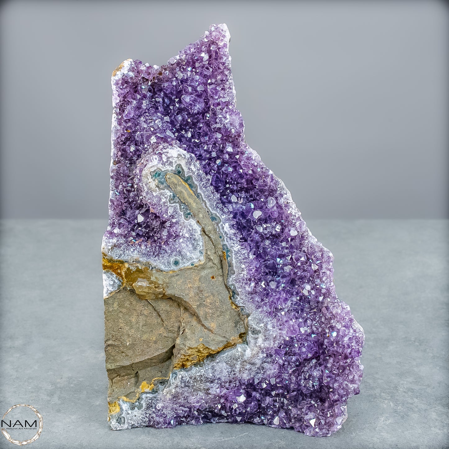 Natürliche Amethyst-Kristall Druse - 870,88g