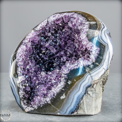Natürliche Amethyst-Kristall Druse - 753,75g