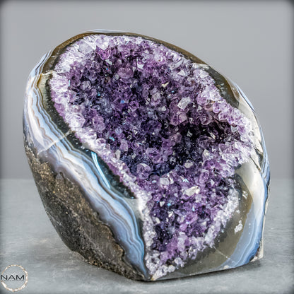 Natürliche Amethyst-Kristall Druse - 753,75g