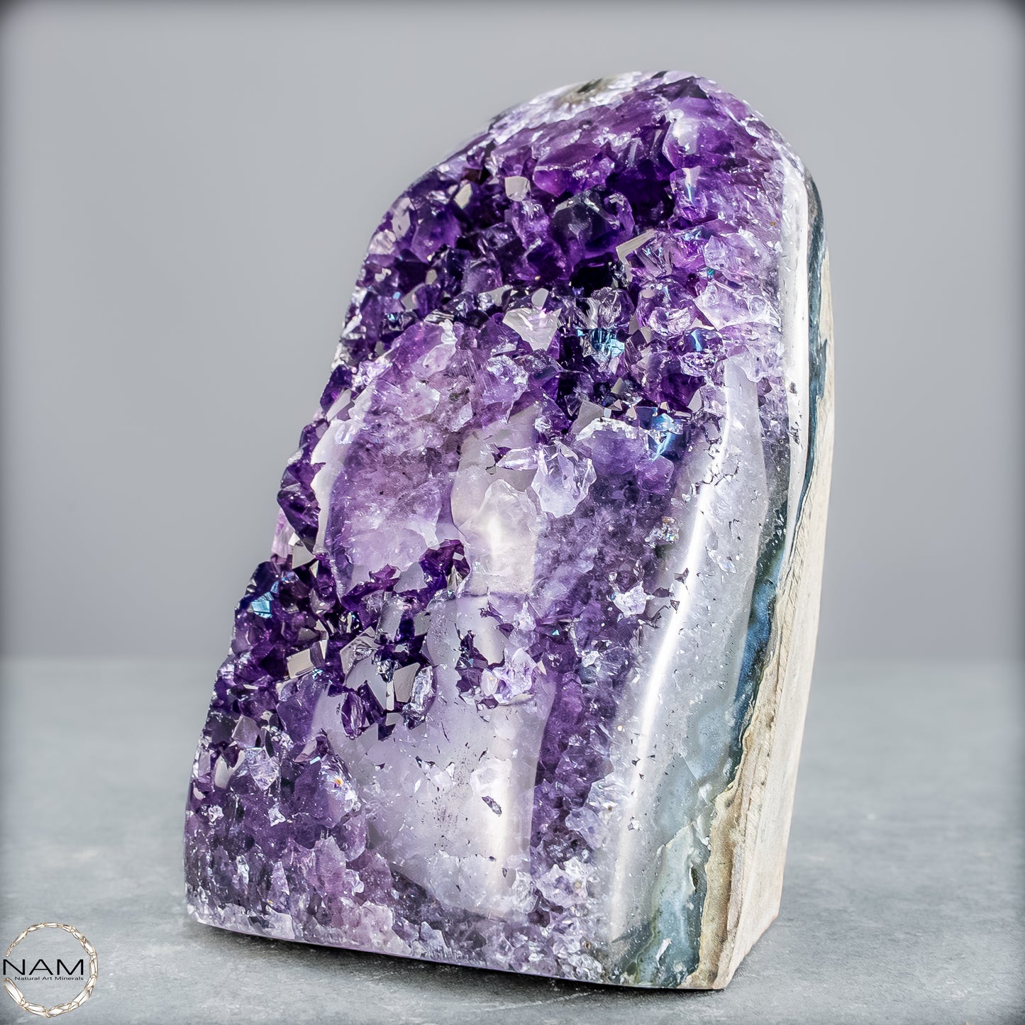 Natürliche Amethyst-Kristall Druse - 607,18g