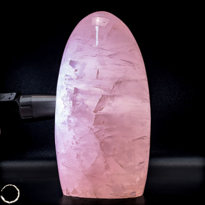 Natürliche Rosenquarz-Kristall Freiform aus Brasilien - 1810,62g