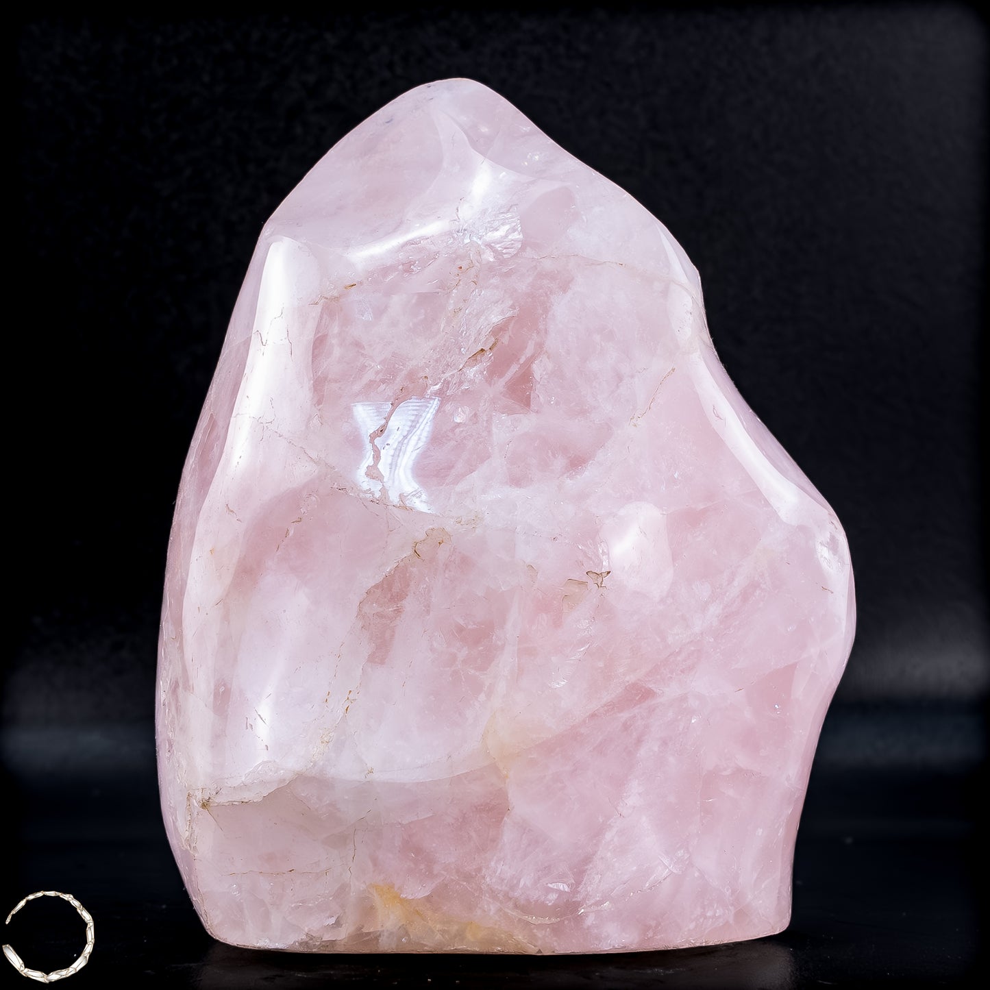 Natürliche Rosenquarz-Kristall Flamme aus Brasilien -1095,26 g