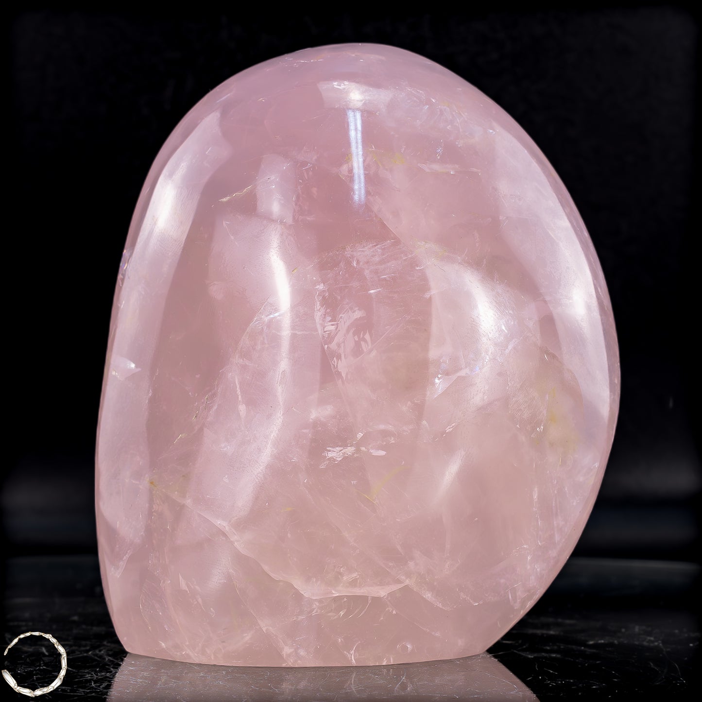 Natürliche Rosenquarz-Kristall Freiform aus Brasilien - 954,51g