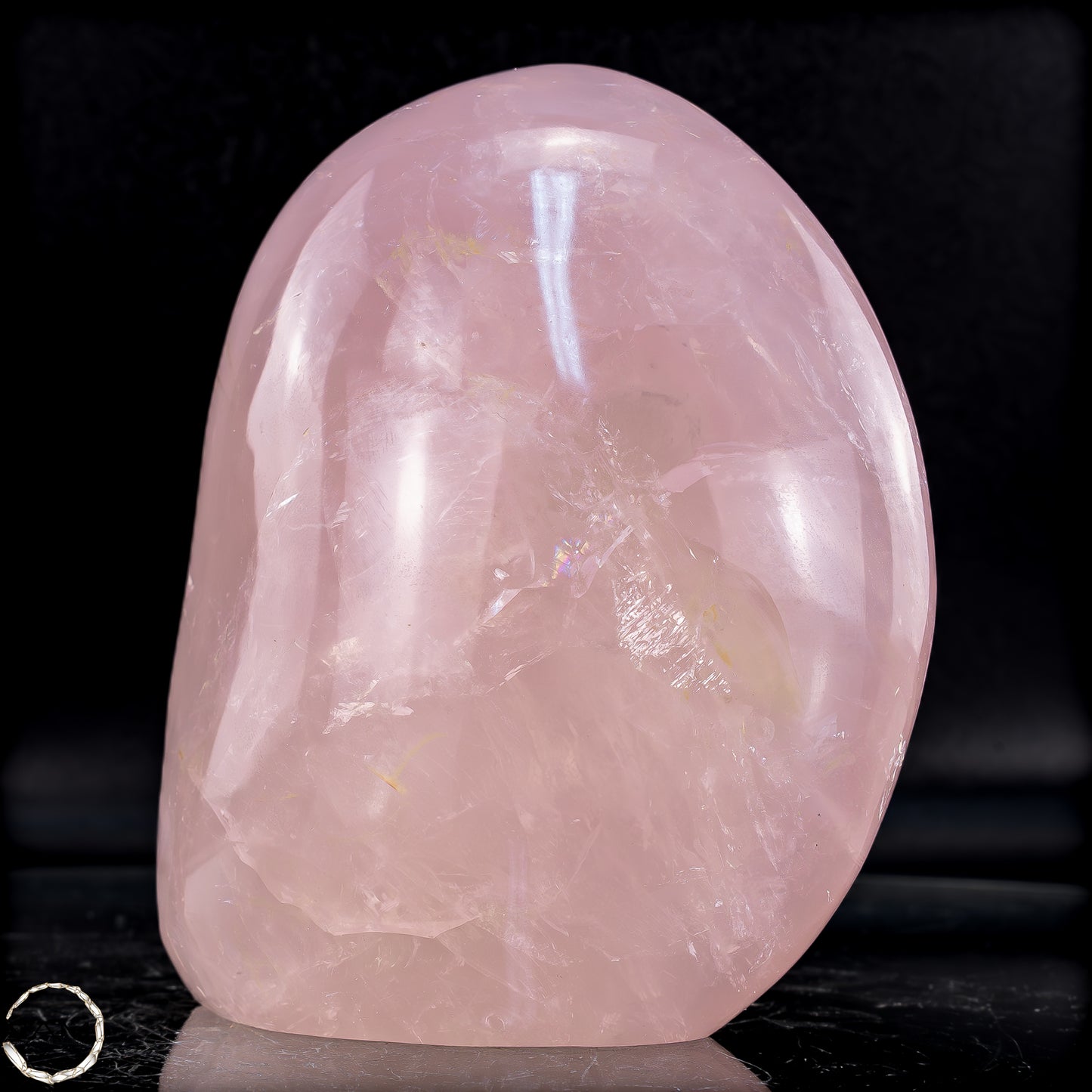 Natürliche Rosenquarz-Kristall Freiform aus Brasilien - 954,51g