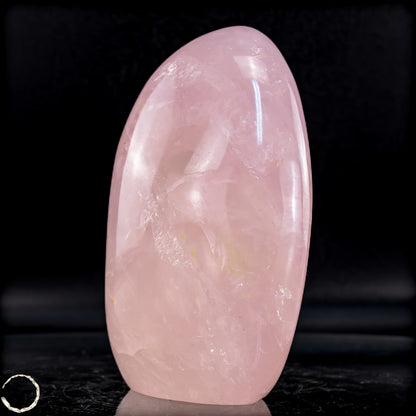 Natürliche Rosenquarz-Kristall Freiform aus Brasilien - 954,51g