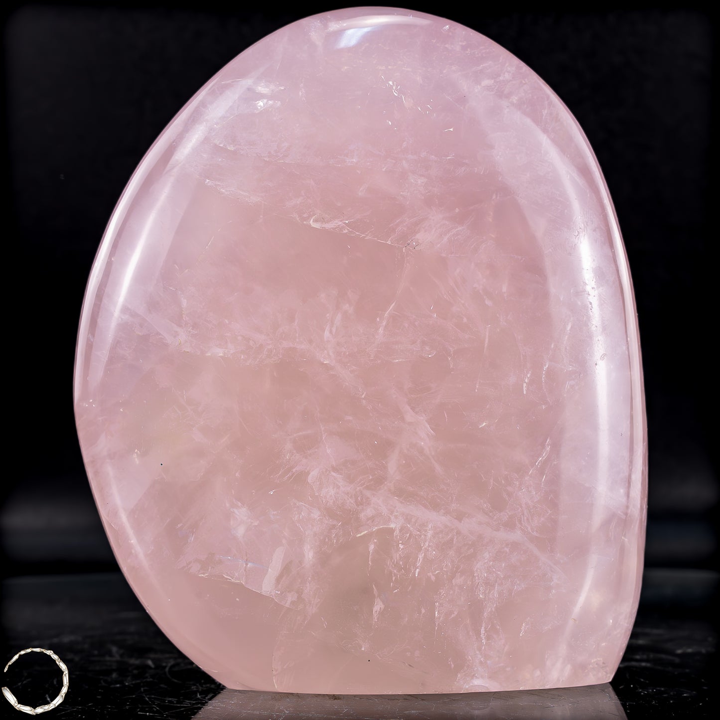 Natürliche Rosenquarz-Kristall Freiform aus Brasilien - 954,51g