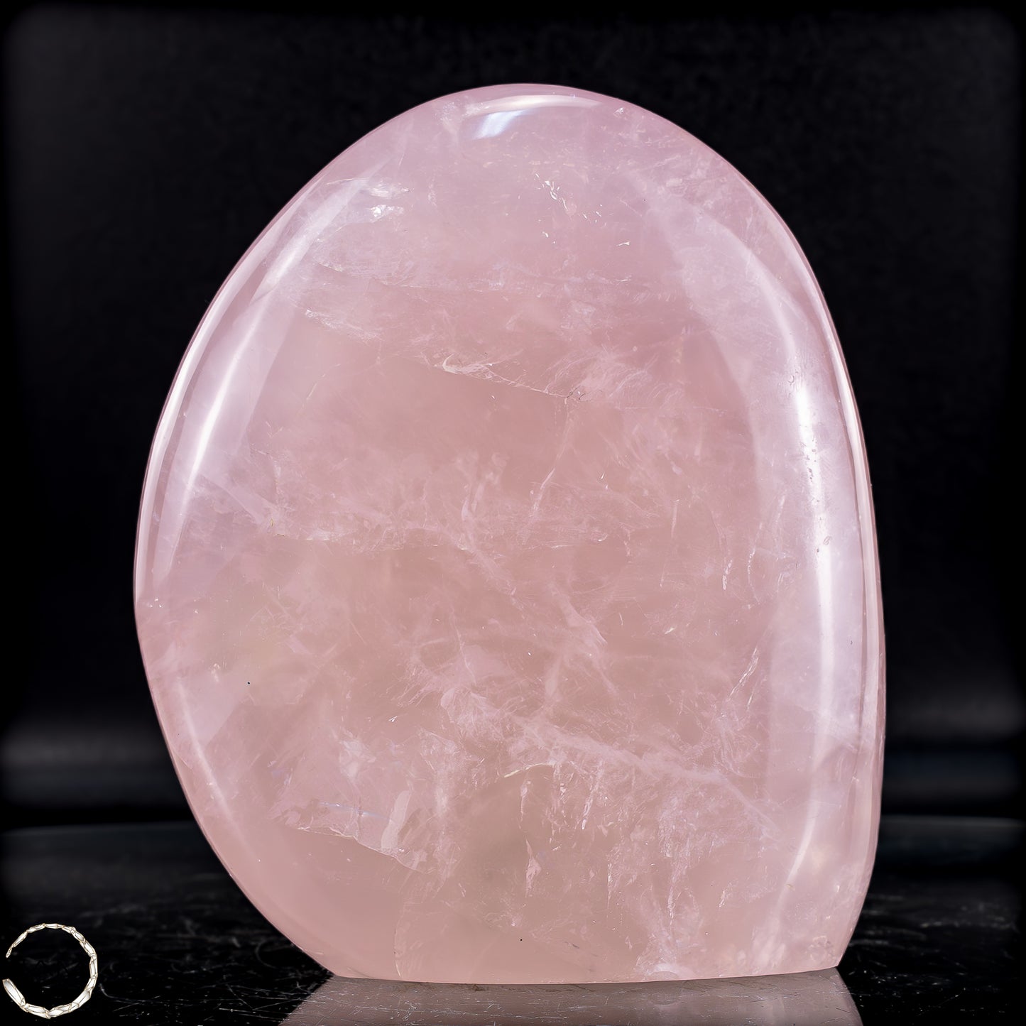 Natürliche Rosenquarz-Kristall Freiform aus Brasilien - 954,51g