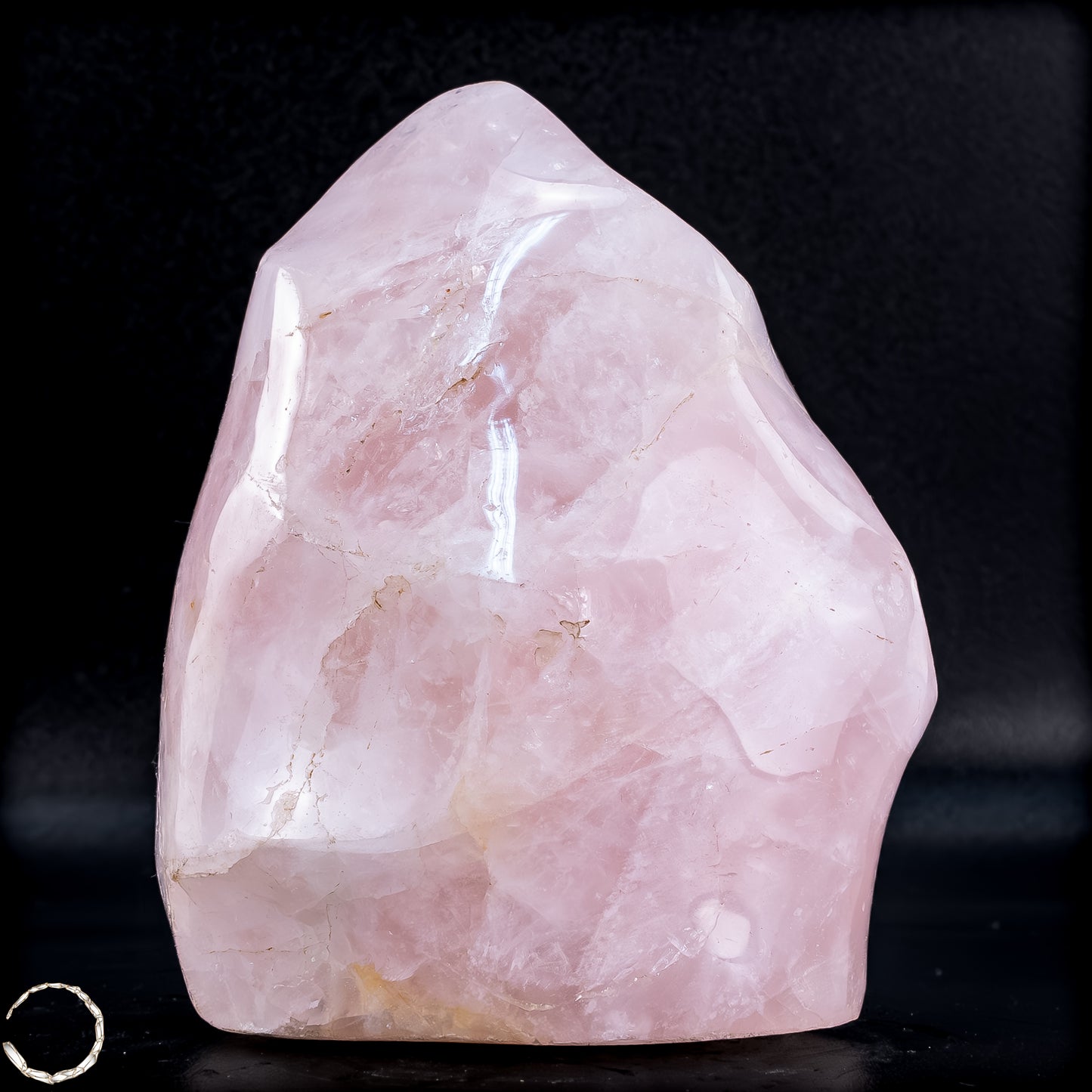 Natürliche Rosenquarz-Kristall Flamme aus Brasilien -1095,26 g