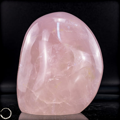 Natürliche Rosenquarz-Kristall Freiform aus Brasilien - 954,51g