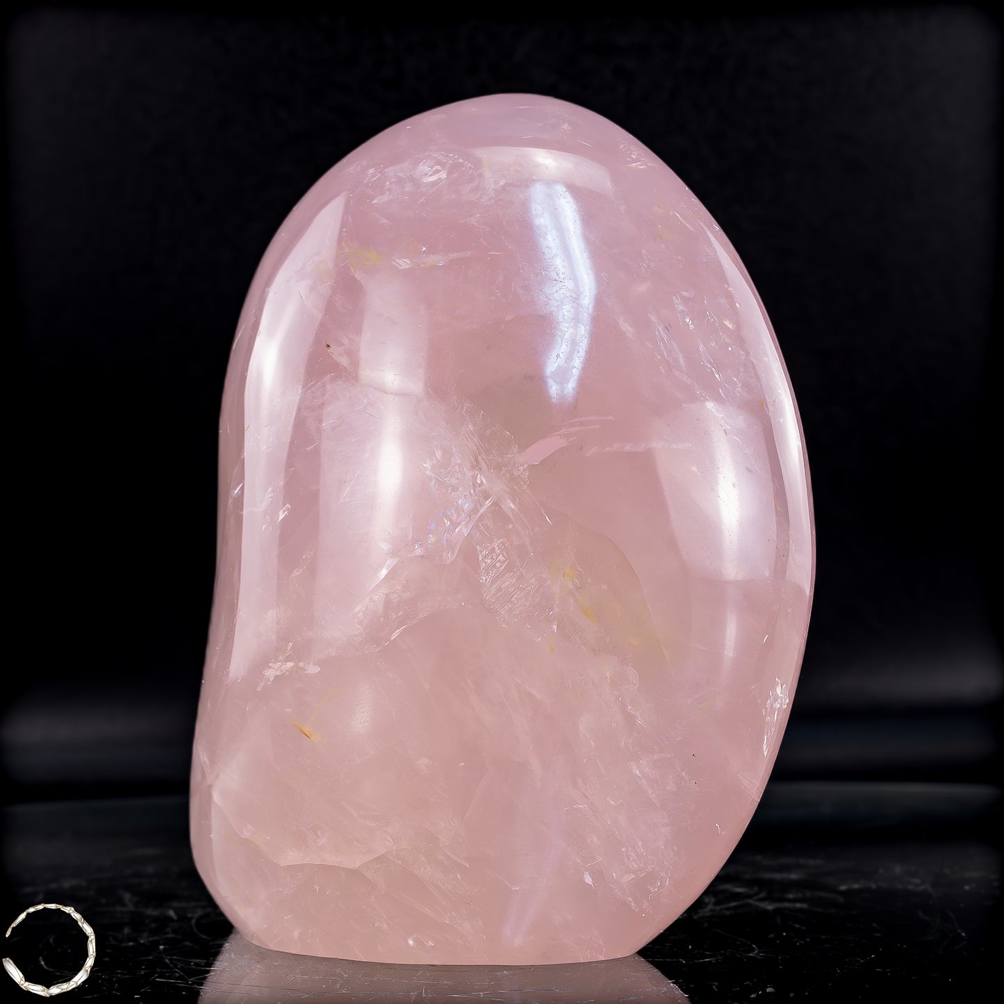 Natürliche Rosenquarz-Kristall Freiform aus Brasilien - 954,51g