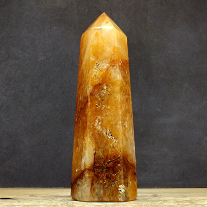 Quarz Obelisk "Golden Healer" - 1781,19g - 240 x 80 x 65mm