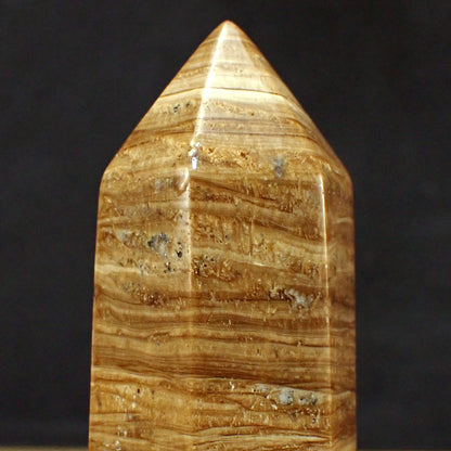 Aragonit Obelisk - 538,88g - 159 x 50 x 42 mm