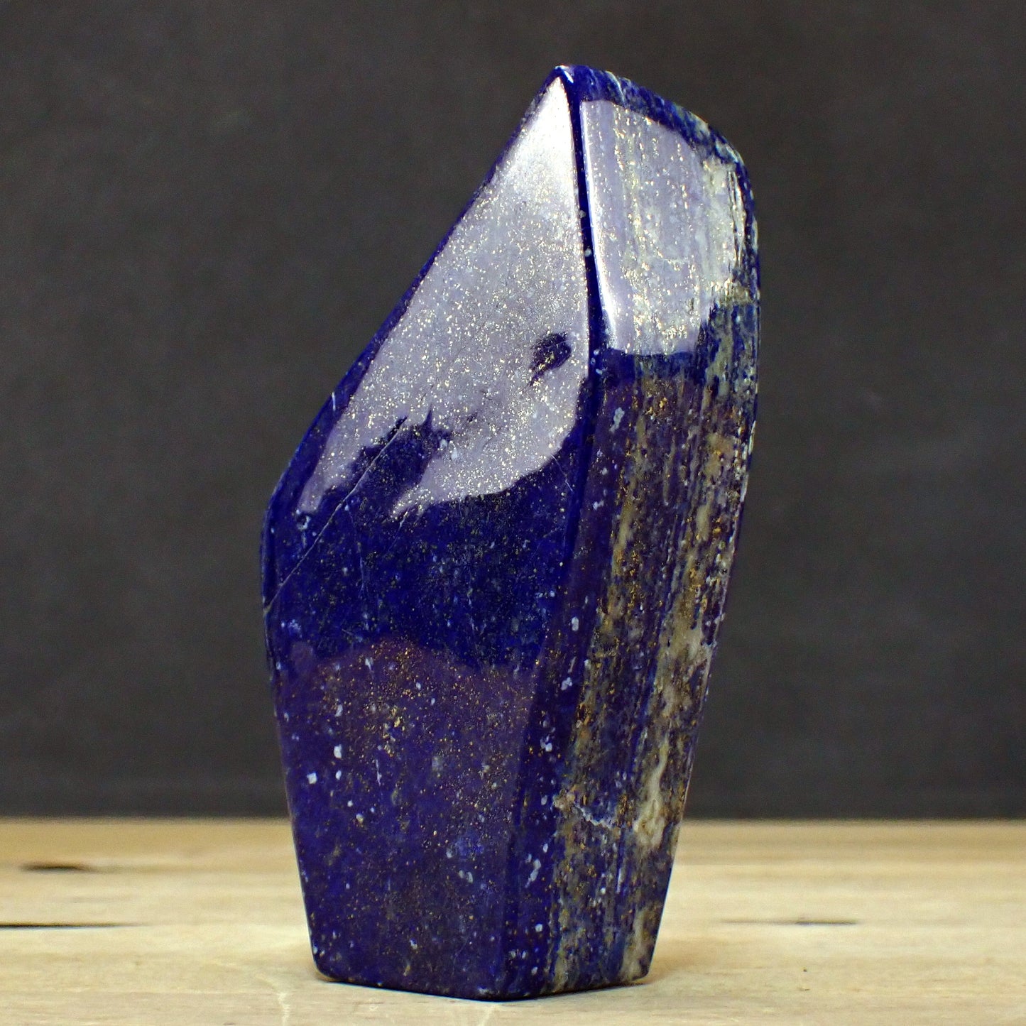 Königsblaue Lapislazuli-Freiform - 352,29g - 117 x 60 x 32 mm