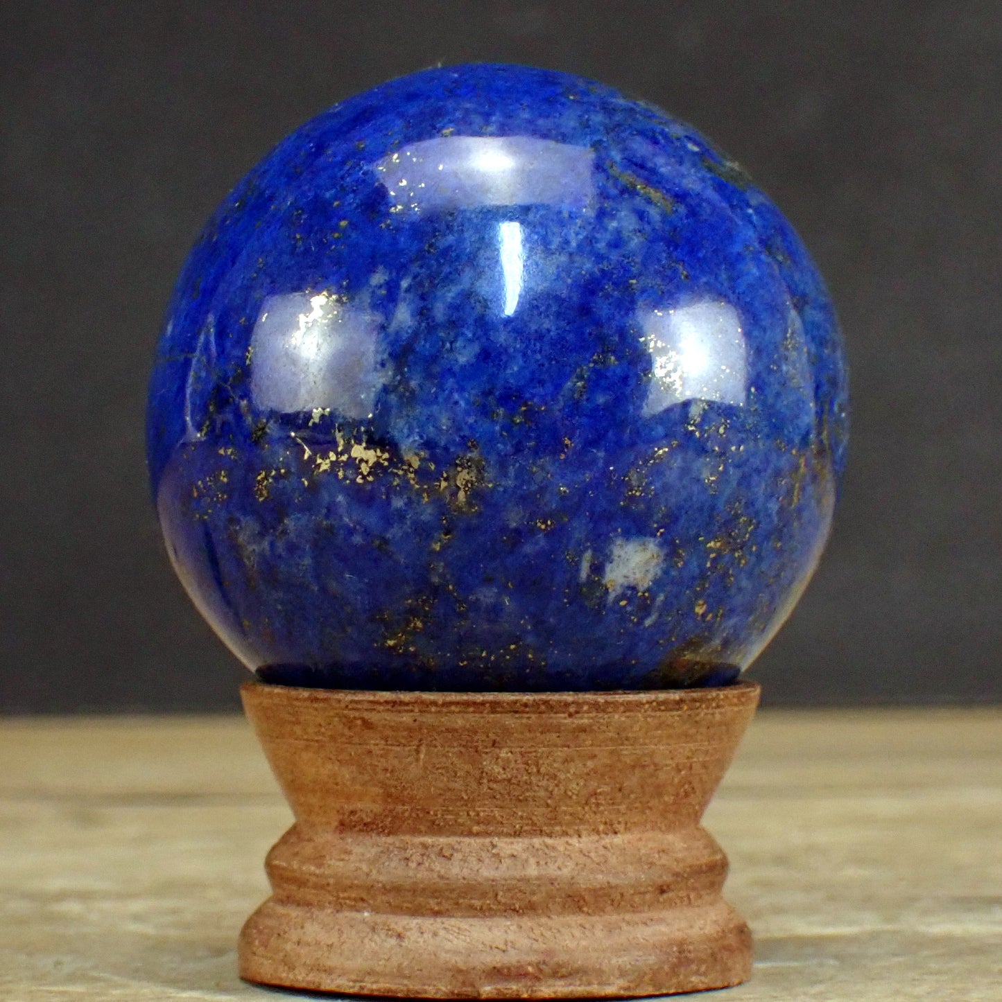 Lapislazuli-Kugel AA++ Qualität - 282,73g - 58,1mm