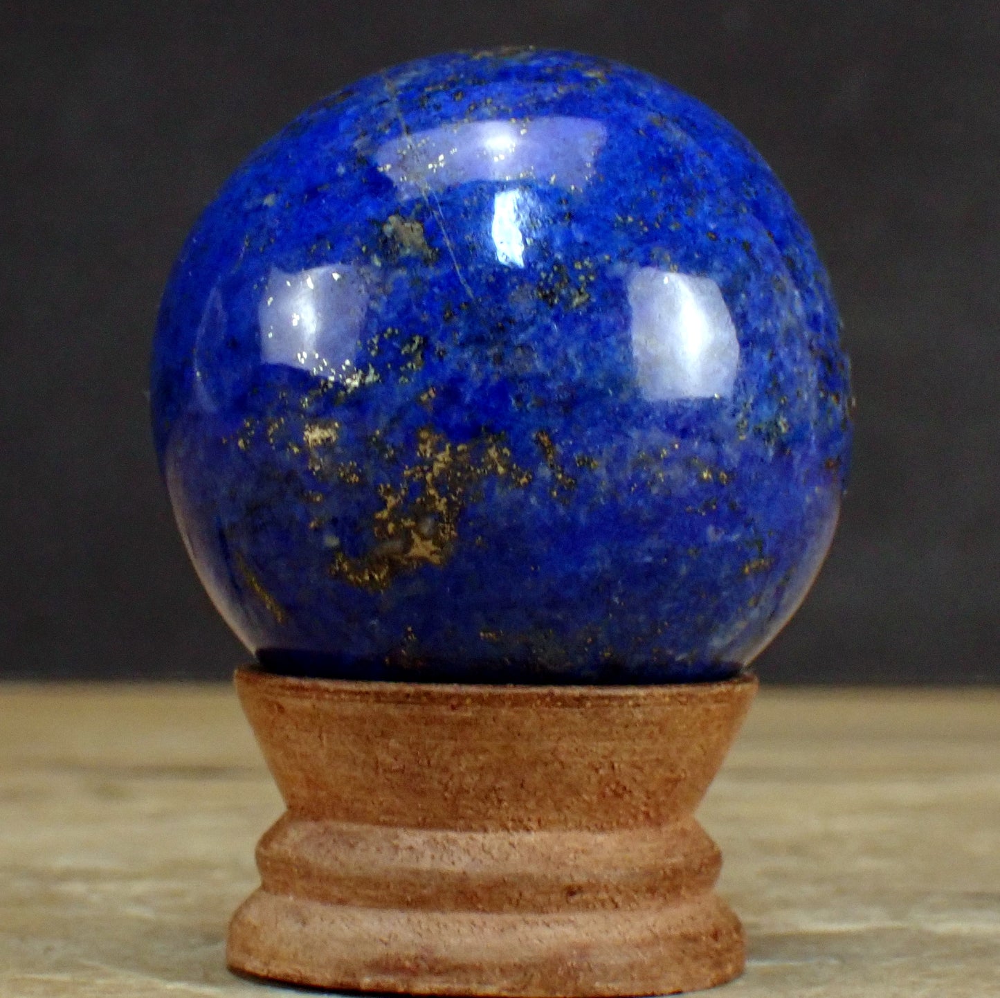 Lapislazuli-Kugel AA++ Qualität - 282,73g - 58,1mm