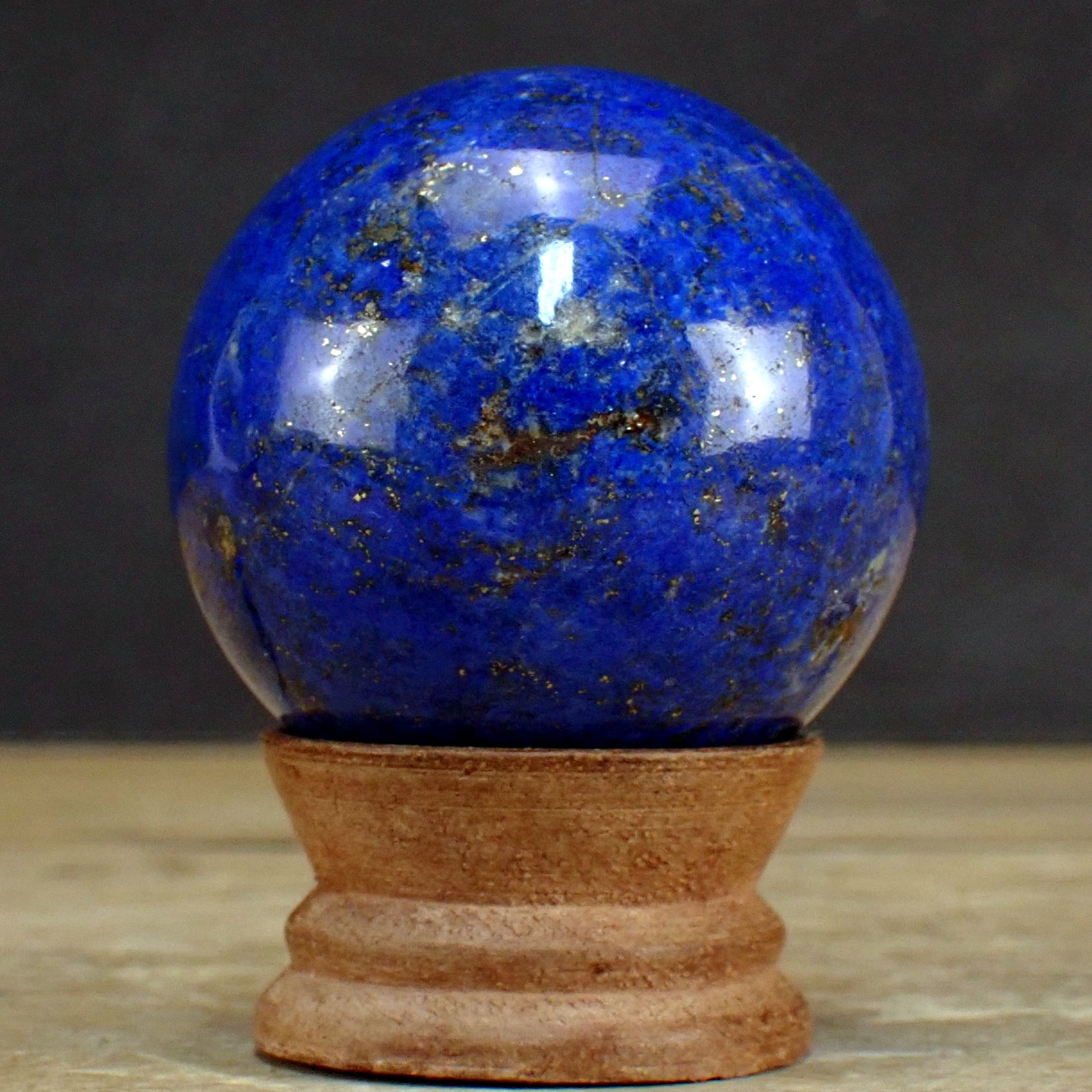 Lapislazuli-Kugel AA++ Qualität - 282,73g - 58,1mm