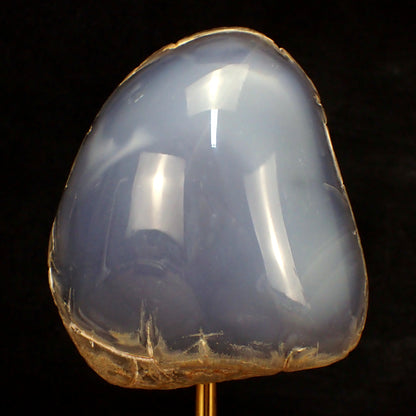 Blauer Chalcedon auf Ständer - 684,49g - 165 x 98 x 60mm