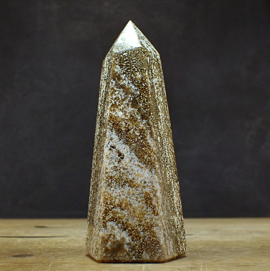 Ozean-Jaspis Obelisk - 654,44g - 160x66x58 mm