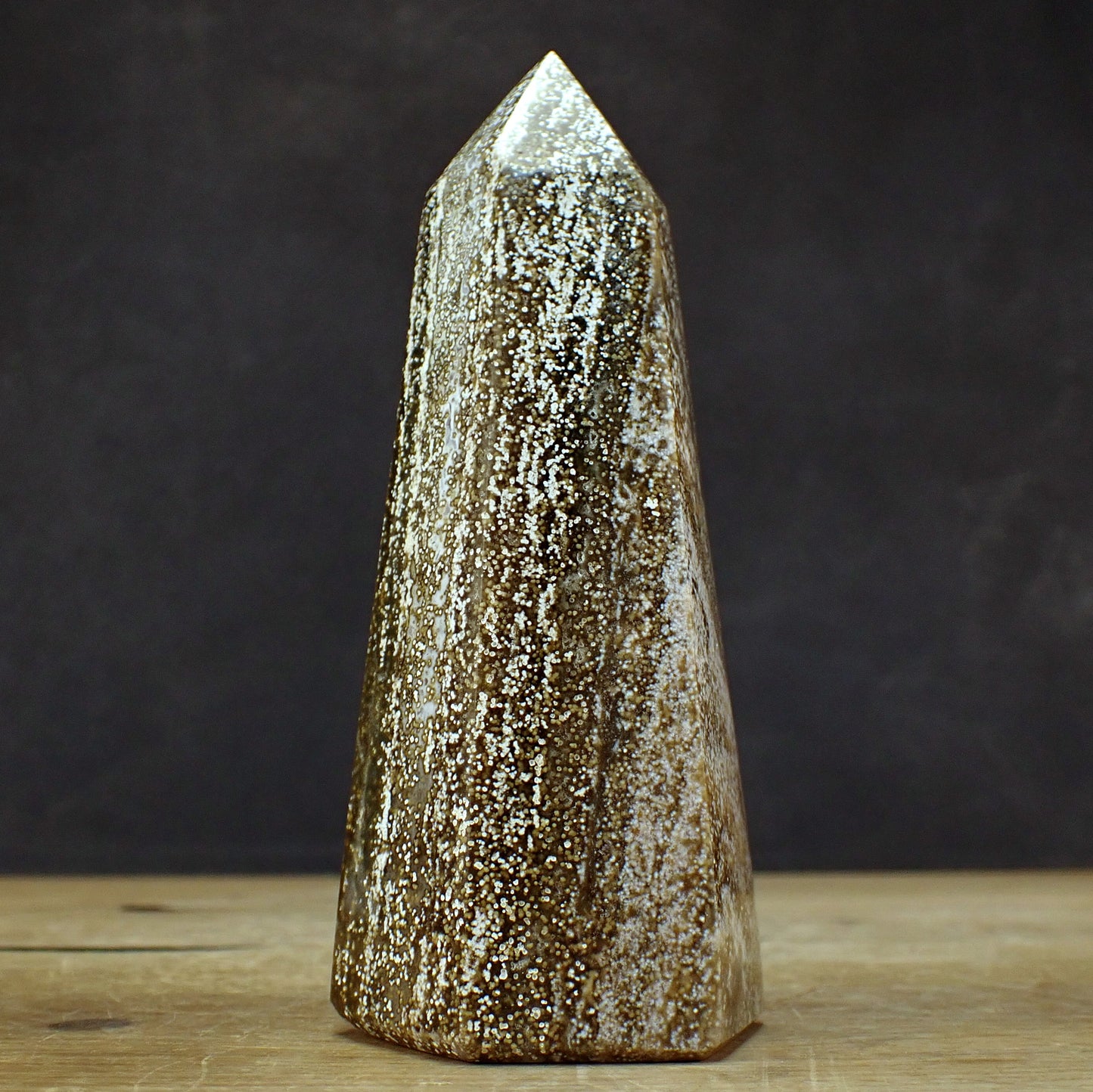 Ozean-Jaspis Obelisk - 654,44g - 160x66x58 mm