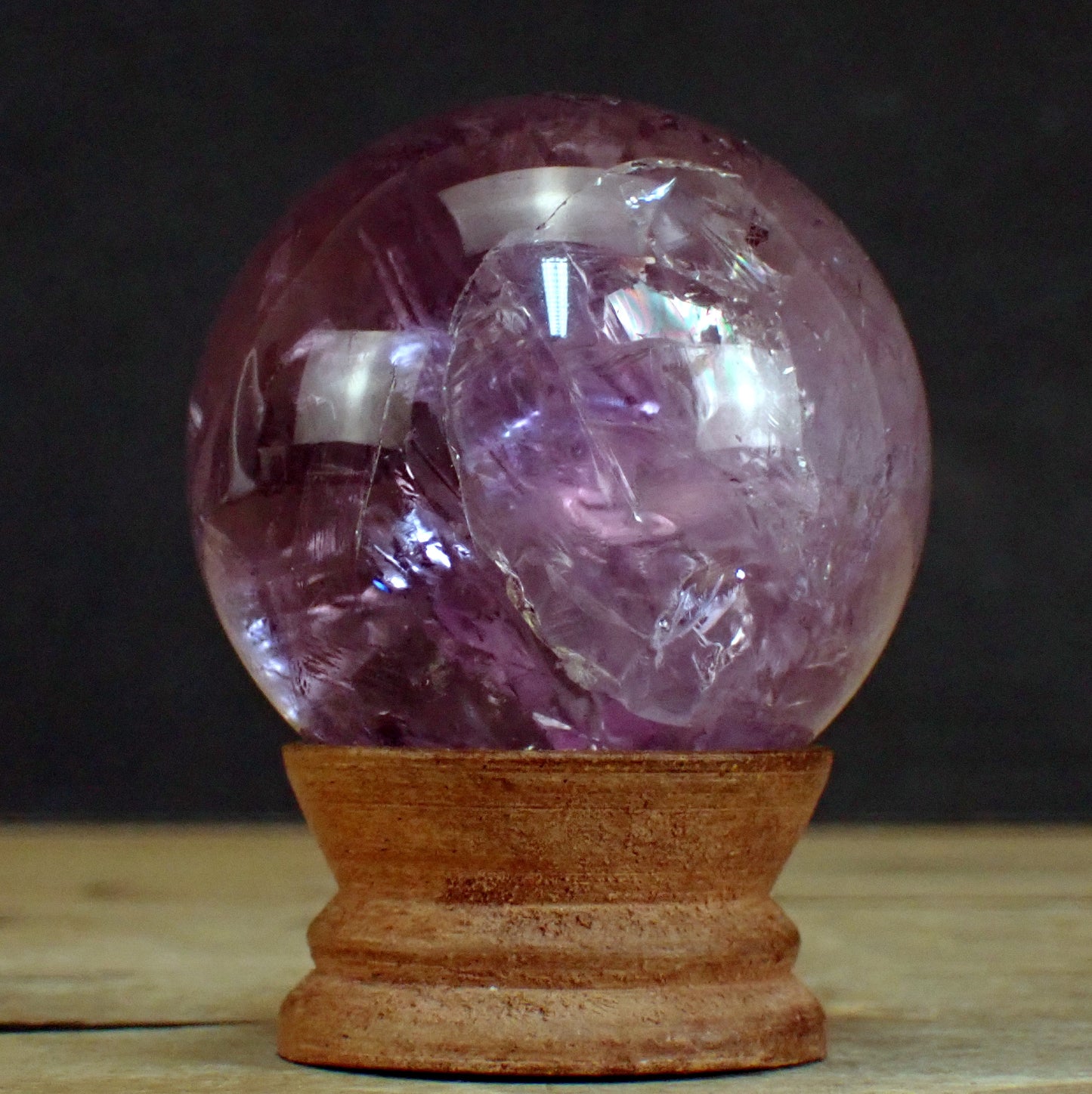 Amethyst Kugel – 273,38g – 58mm