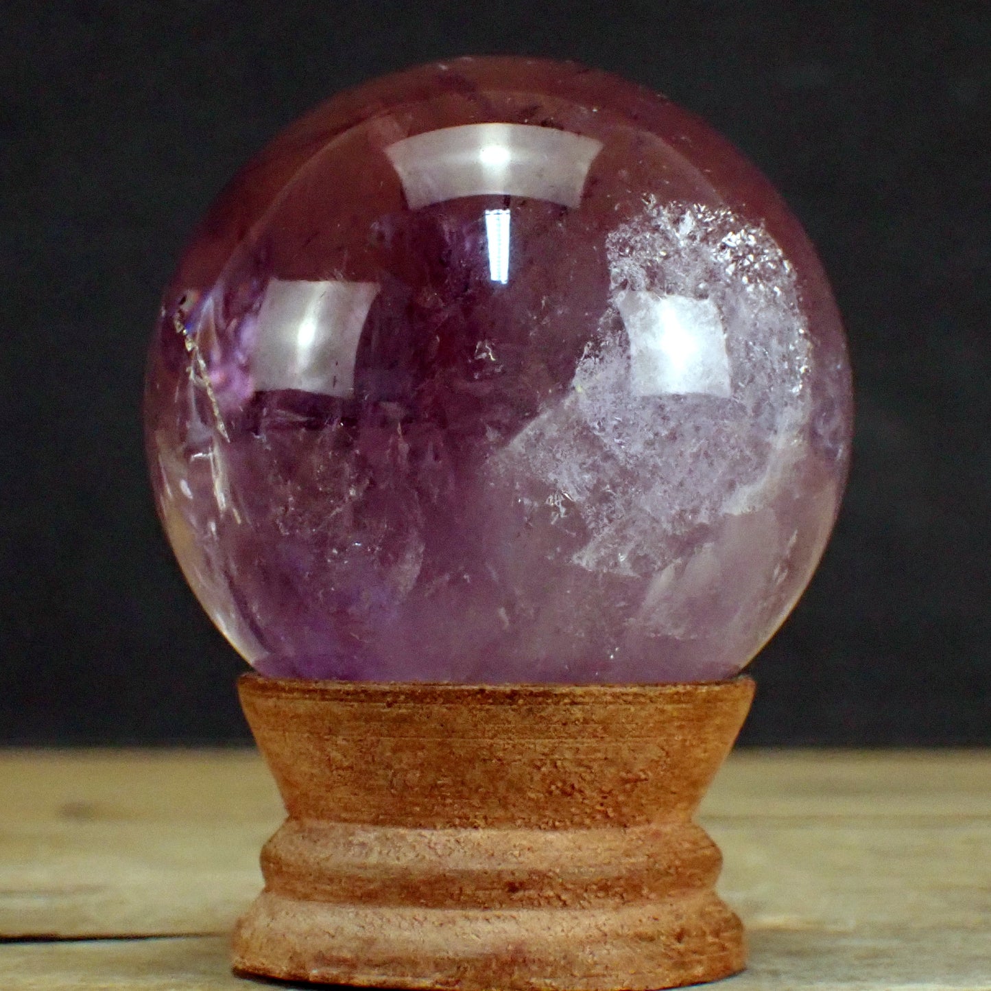 Amethyst Kugel – 273,38g – 58mm