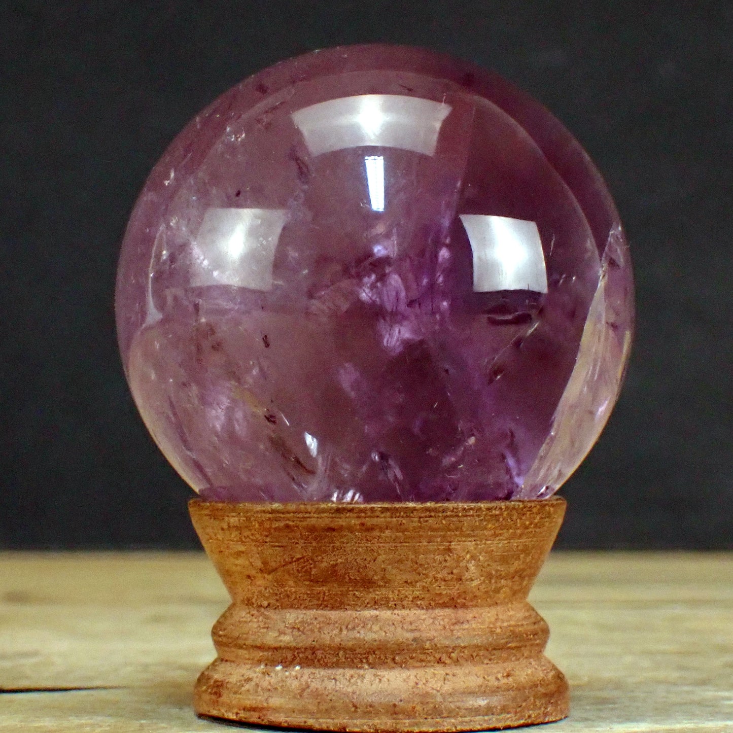 Amethyst Kugel – 273,38g – 58mm