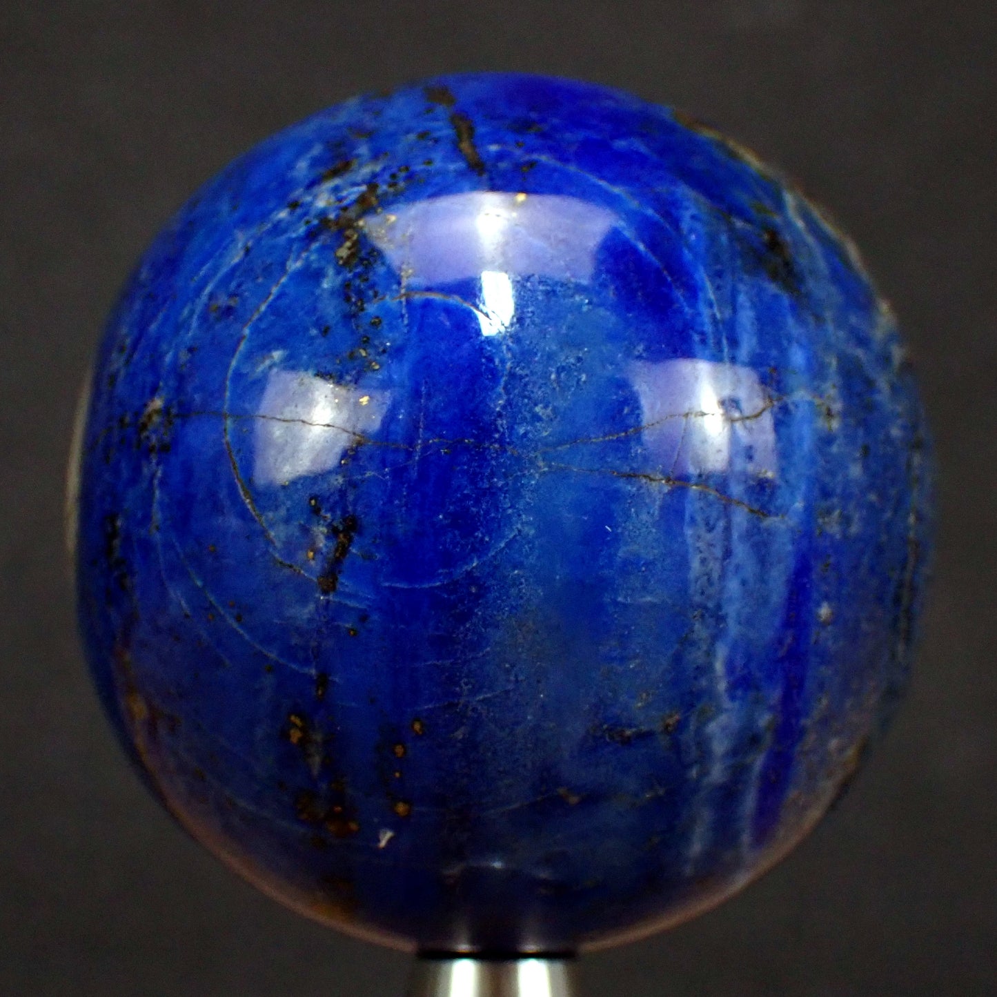 Lapislazuli-Kugel AA++ Qualität - 216,73g - 52,6mm