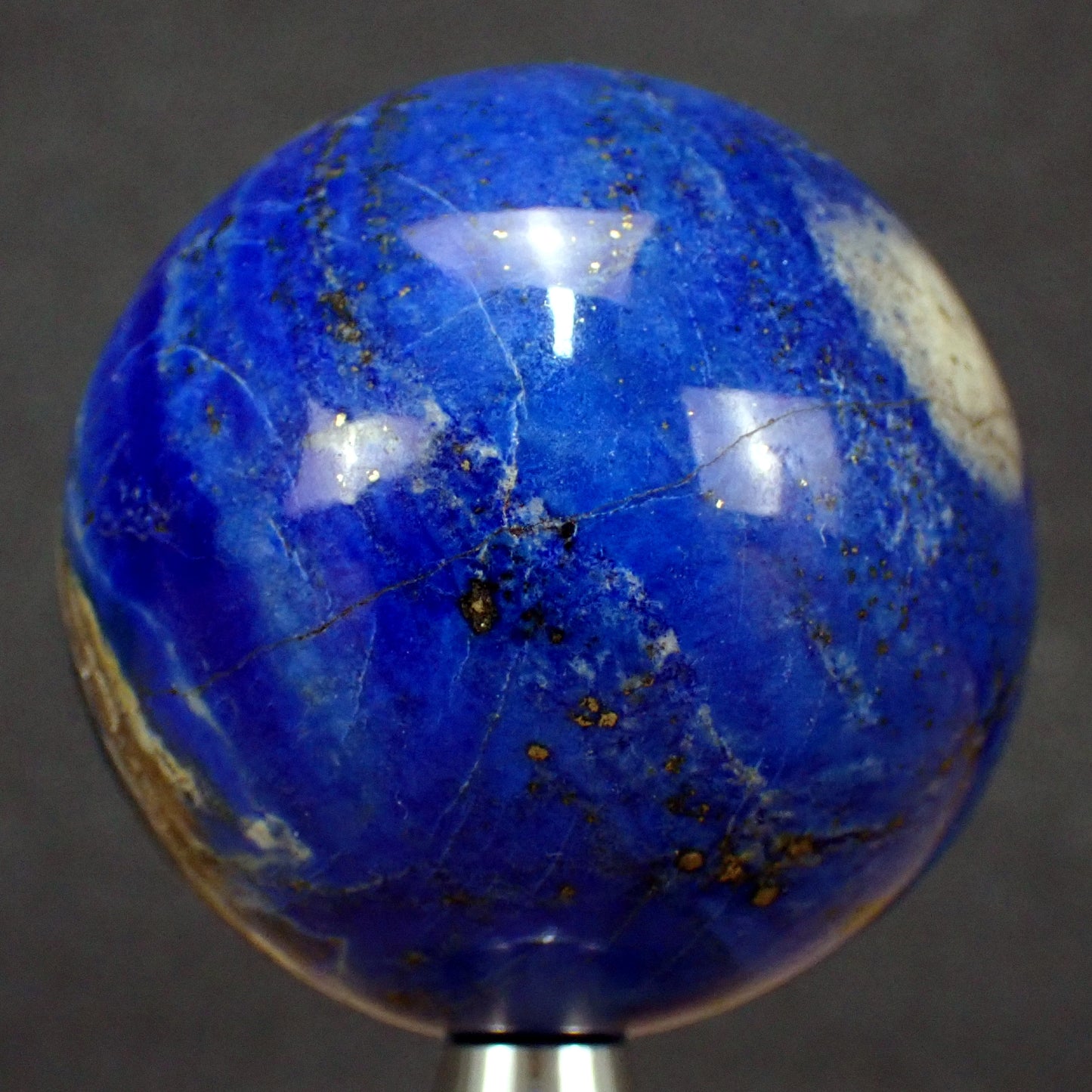 Lapislazuli-Kugel AA++ Qualität - 216,73g - 52,6mm