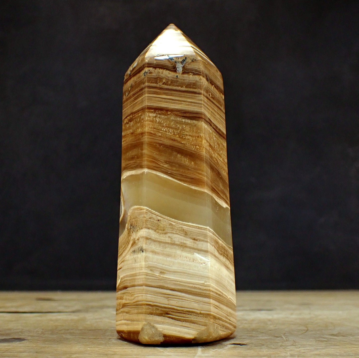 Aragonit Obelisk - 446,69g - 135 x 50 x 43 mm