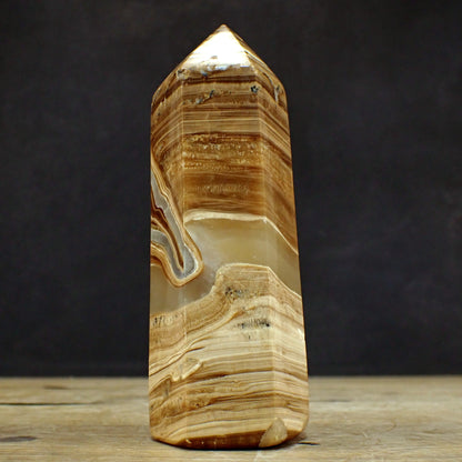 Aragonit Obelisk - 446,69g - 135 x 50 x 43 mm