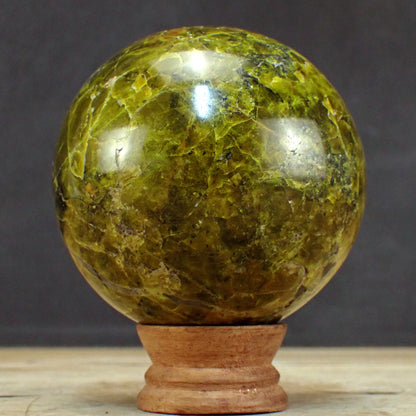 Grüner Opal Kugel - 882,29g - 93mm