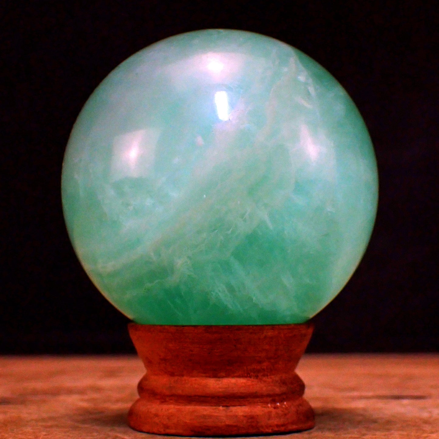 Blau-Grüne Fluorit Kugel - 692,28g - 74mm