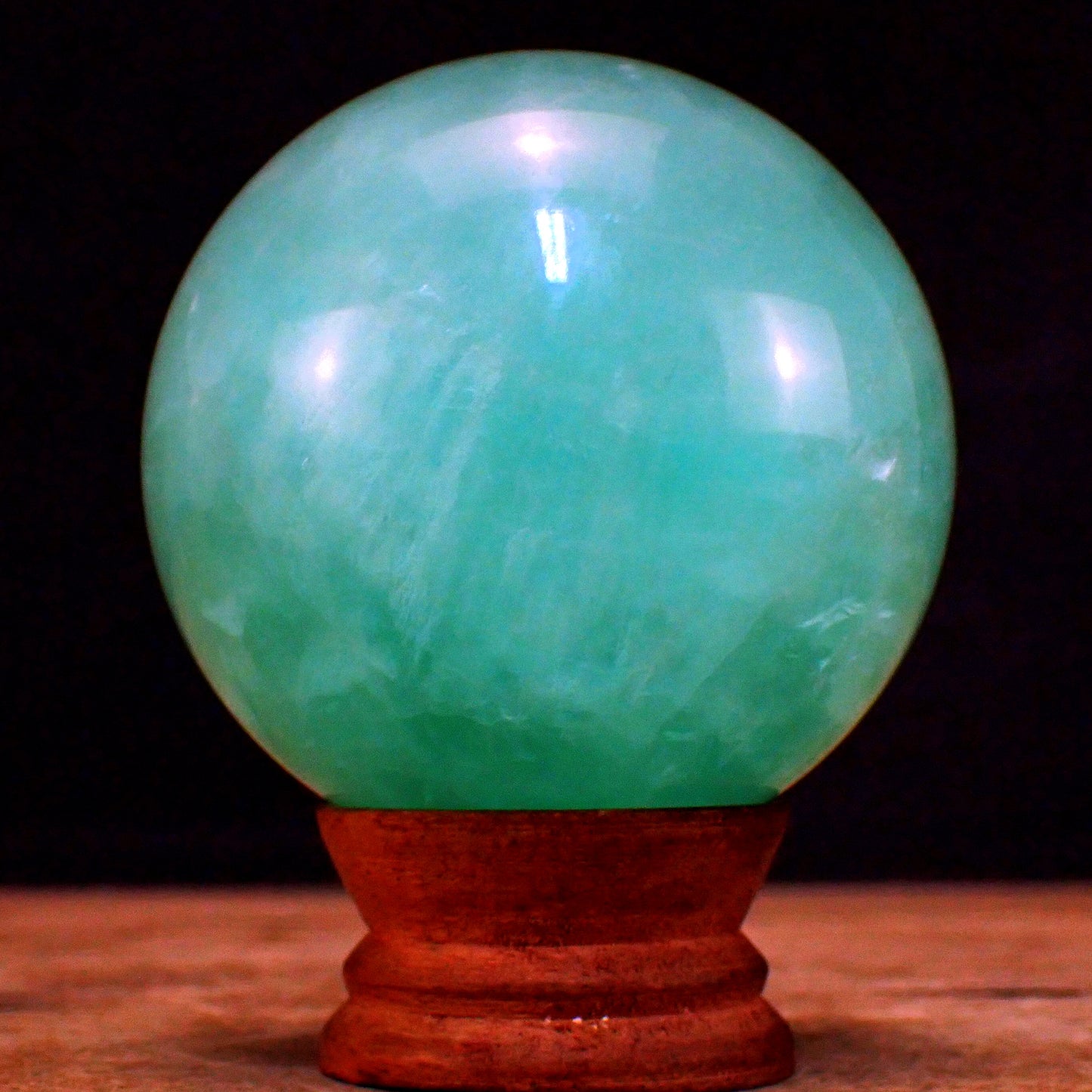 Blau-Grüne Fluorit Kugel - 692,28g - 74mm