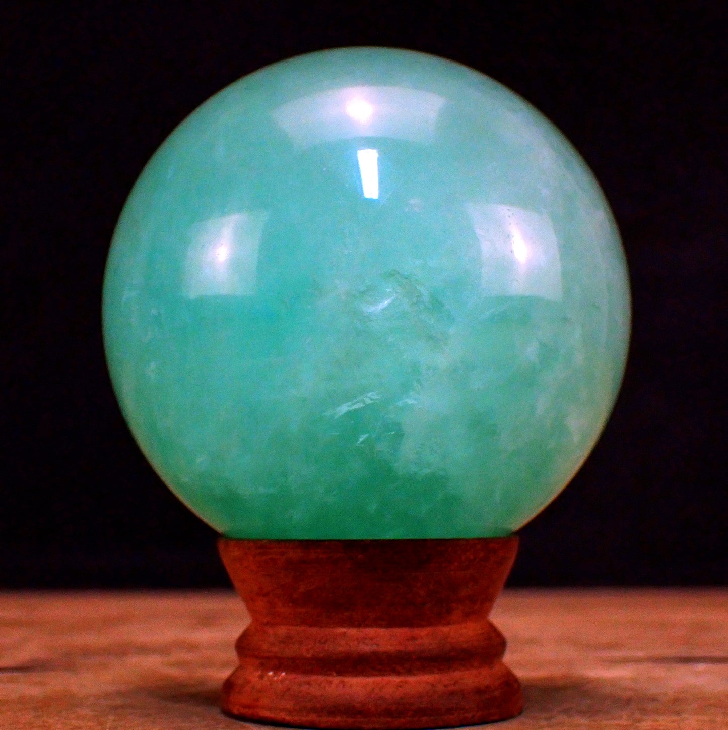 Blau-Grüne Fluorit Kugel - 692,28g - 74mm