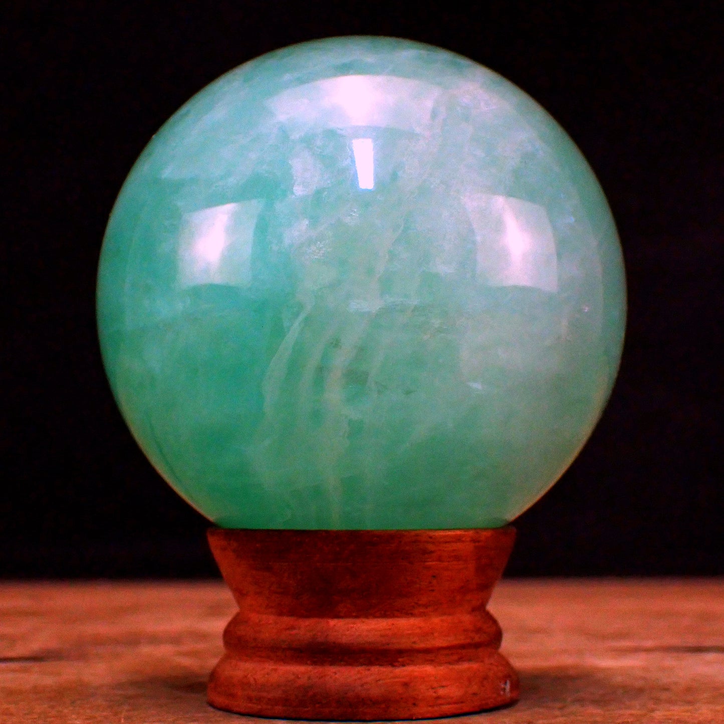 Blau-Grüne Fluorit Kugel - 692,28g - 74mm