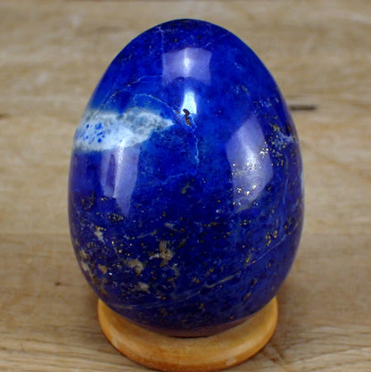 Lapislazuli-Ei - 306,66g - 71 x 53 x 53mm