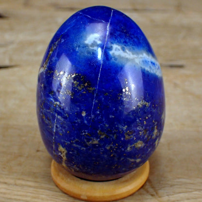 Lapislazuli-Ei - 306,66g - 71 x 53 x 53mm