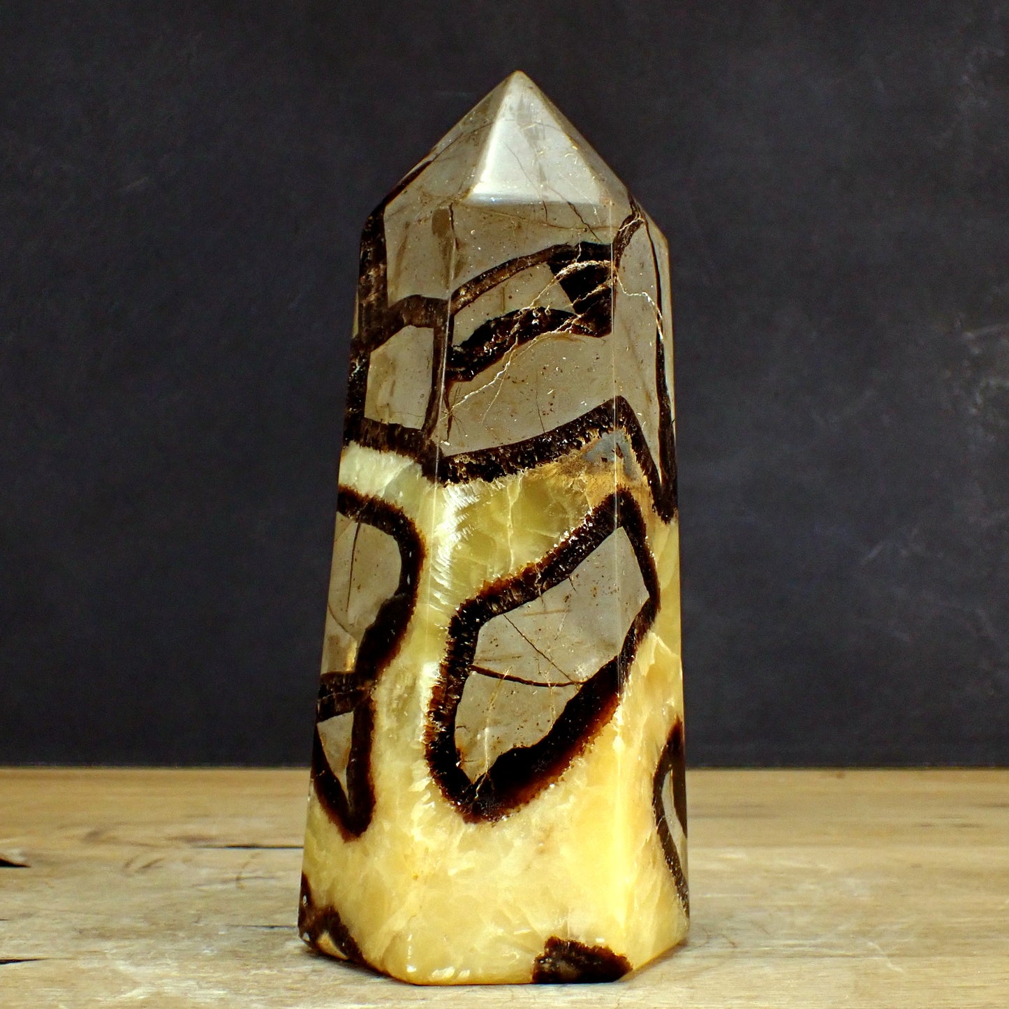 Septarien Obelisk -1646,51g - 200 x 87 x 71mm