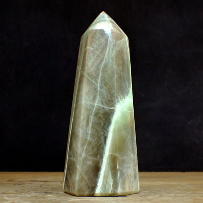 Garnierit (Grüner Mondstein) Obelisk - 1129,95g - 187 x 70 x 68 mm