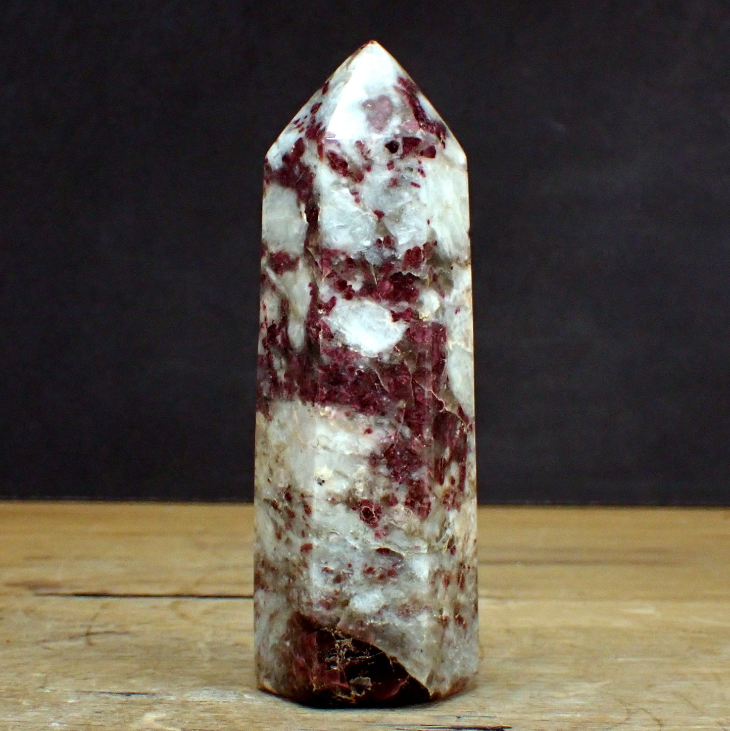 Rubellit Obelisk - 412,29g - 137 x 47 x 40mm