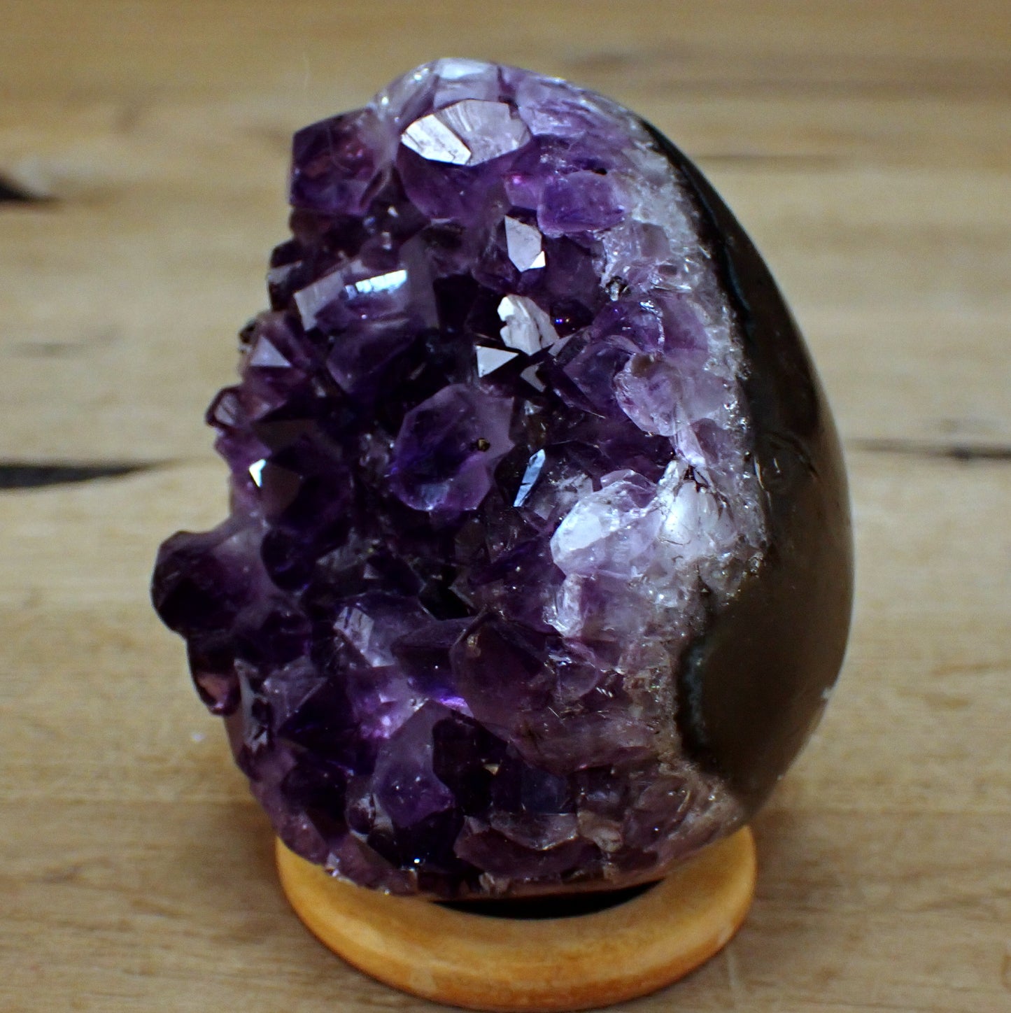 Amethyst Ei Druse  – 269,91g – 73 x 57 x 54mm