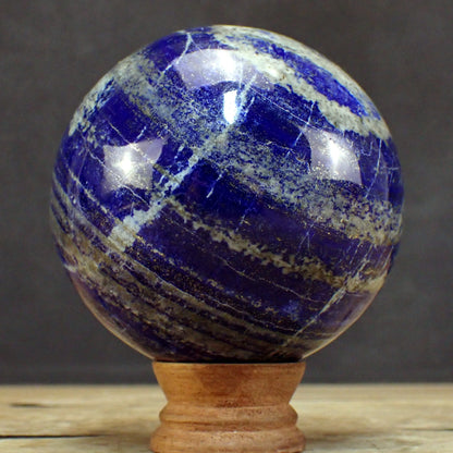 Königsblaue Lapislazuli-Kugel - 1630,31g - 102 mm