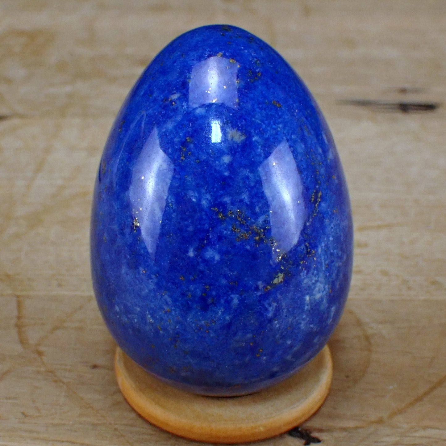 Lapislazuli-Ei - 274,49g - 70 x 50 x 50mm