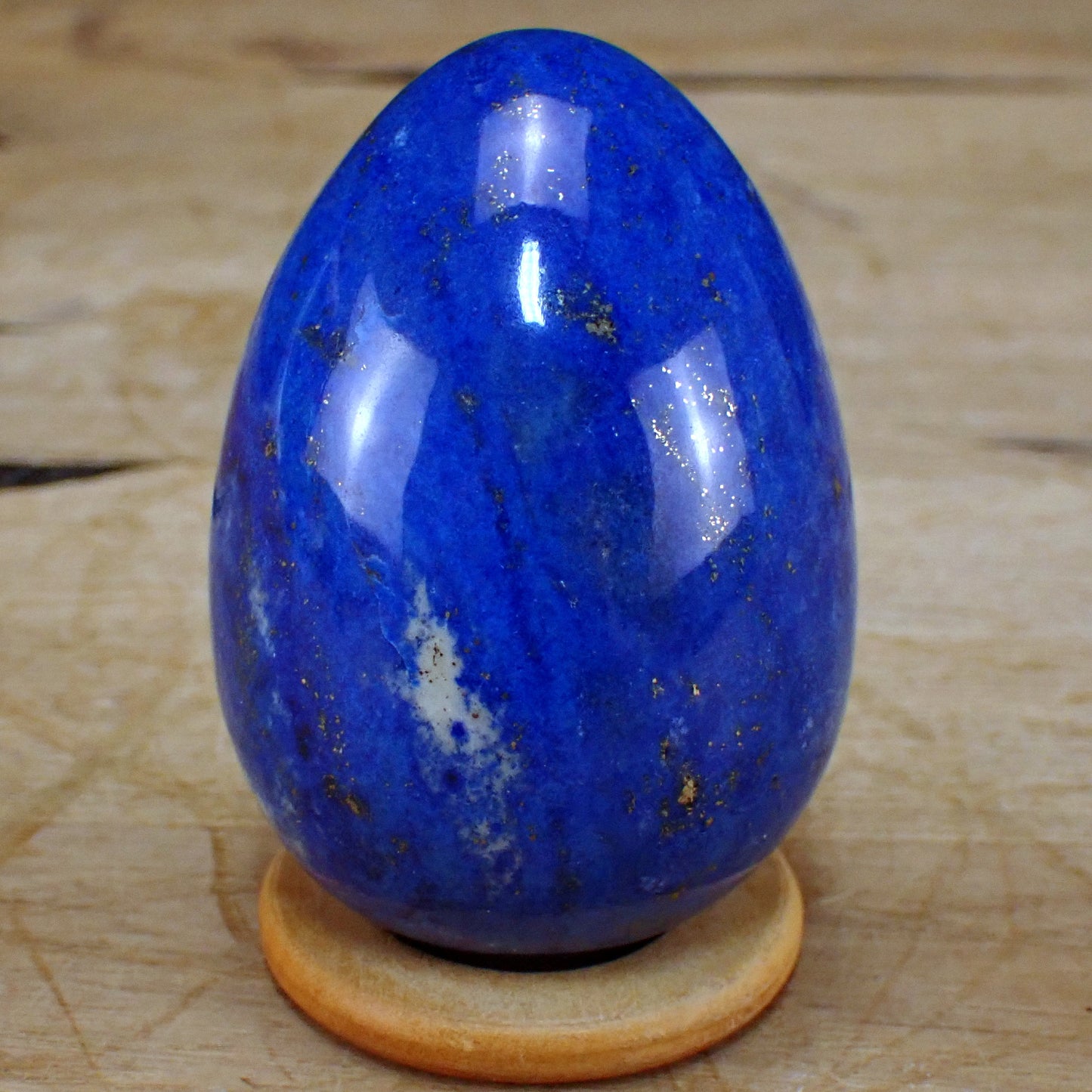 Lapislazuli-Ei - 274,49g - 70 x 50 x 50mm