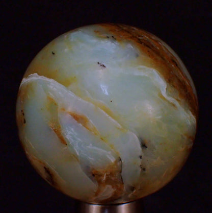 Blau-Grüne Opal Kugel - 179,72g - 54,1mm