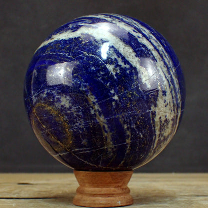 Große Königsblaue Lapislazuli-Kugel - 2654,19g - 125 mm