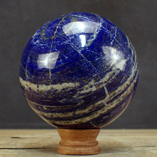 Große Königsblaue Lapislazuli-Kugel - 2654,19g - 125 mm