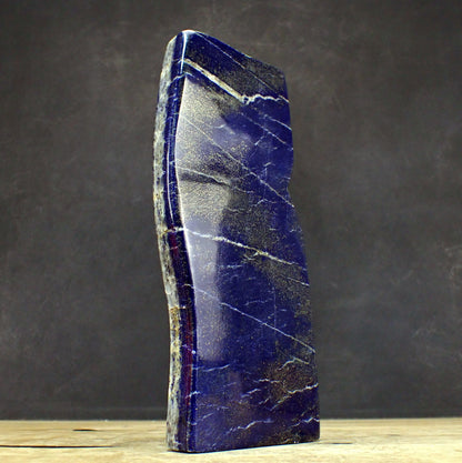 Königsblaue Lapislazuli-Freiform - 1210,13g -  222 x 95 x 22mm