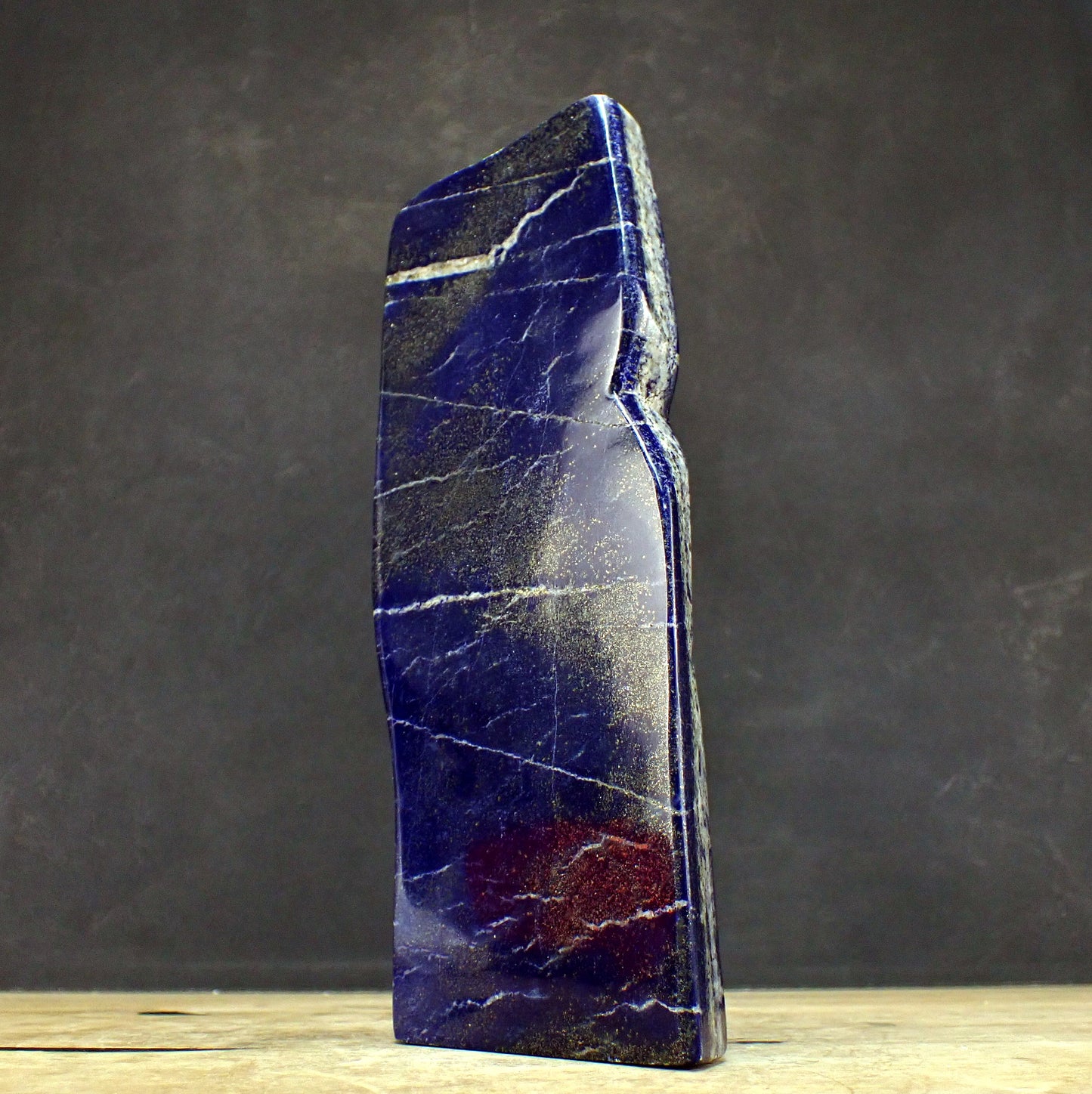 Königsblaue Lapislazuli-Freiform - 1210,13g -  222 x 95 x 22mm